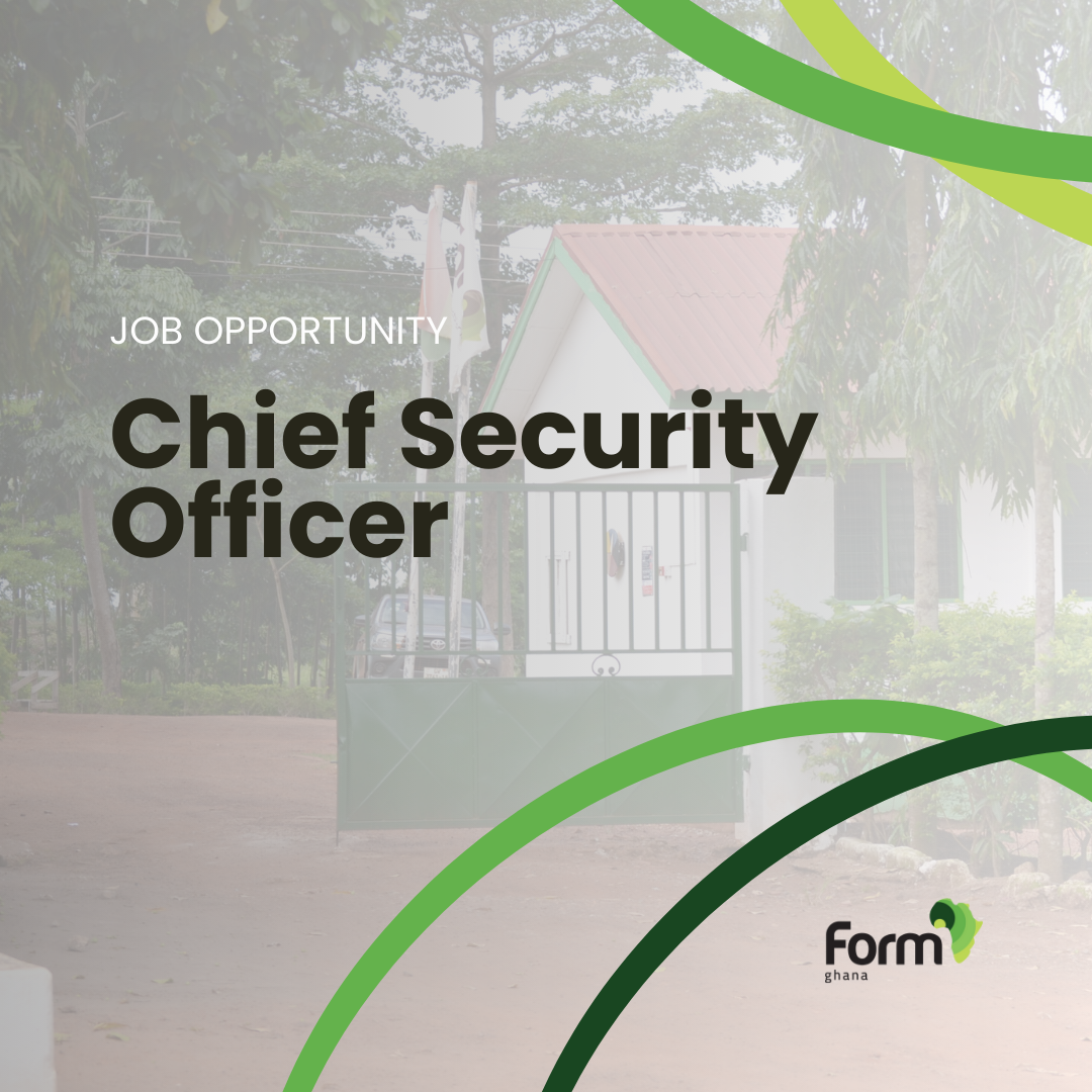Chief Security Officer Job Advert