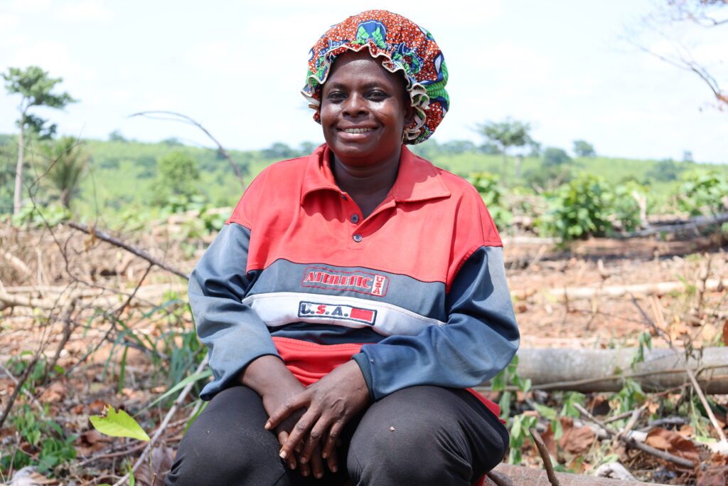Napaala Codila thanks the company for helping her put her children through school