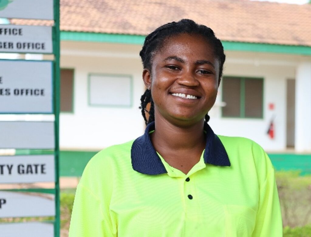 Grace Kwakyewaa Oppong is the Health and Safety Officer at Akumadan